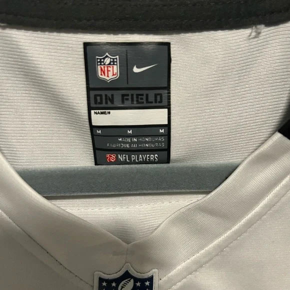 NFL White and Black Football Jersey - Picture 3 of 3